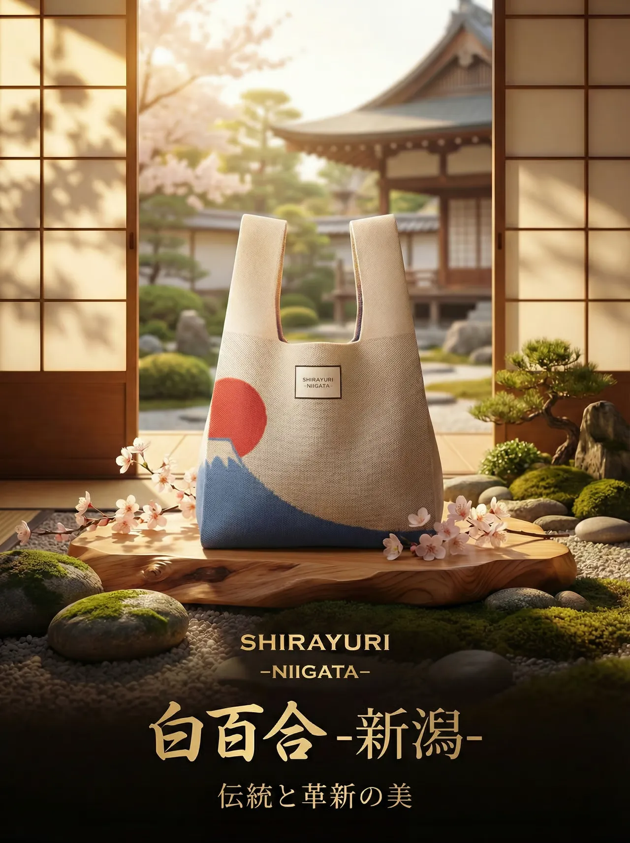 Japanese Monyou Bag - Shirayuri Niigata